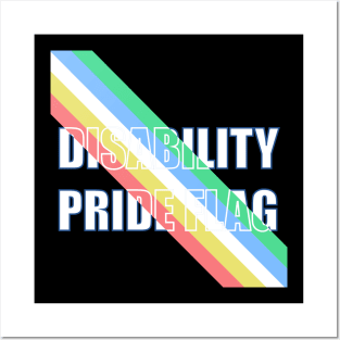 Disability Pride Flag Posters and Art